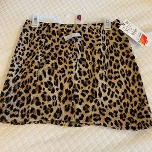 Zara animal print skirt. Leopard